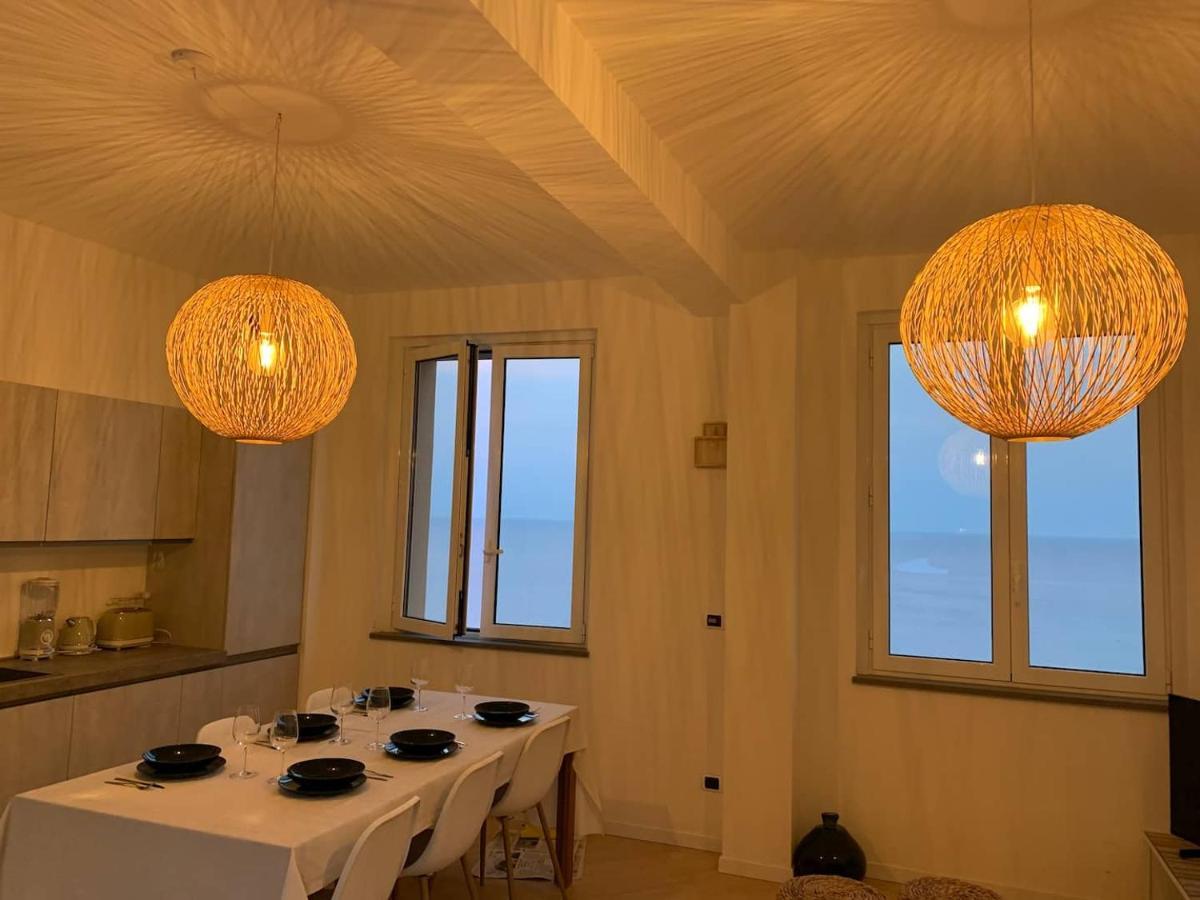 Incanto Sul Mare Con Enorme Terrazza E Piscina Cervo Bagian luar foto