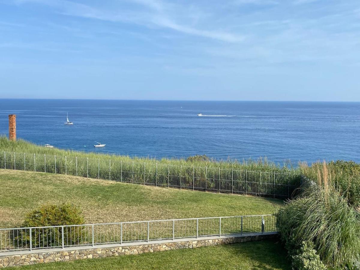 Incanto Sul Mare Con Enorme Terrazza E Piscina Cervo Bagian luar foto