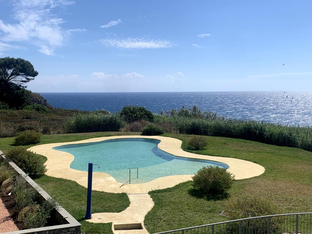 Incanto Sul Mare Con Enorme Terrazza E Piscina Cervo Bagian luar foto